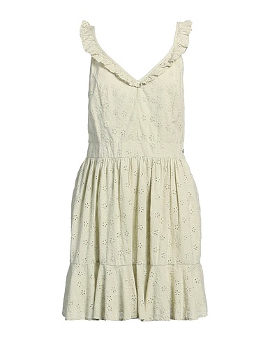 GUESS Short dress Light green 100% Cotton