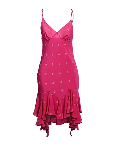 GIVENCHY Kurzes Kleid Fuchsia 99% Seide, 1% Polyester