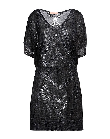 TWINSET Short dress 77% Viscose, 16% Metallic fiber, 7% Polyester