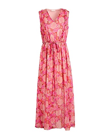 LIU •JO Long dress Pink 100% Polyester
