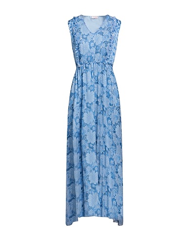 LIU •JO Langes Kleid Hellblau 100% Polyester