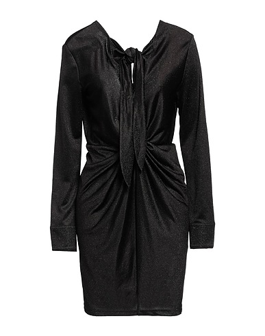 ISABELLE BLANCHE Paris DRESSES Black 80% Acrylic, 20% Modal