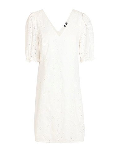 VERO MODA Short dress Ivory 100% Cotton