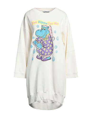 MOSCHINO Vestito corto Panna 100% Cotone