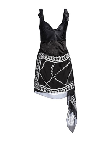 VERSACE JEANS COUTURE Sheath dress Black 100% Polyester, Elastane, Polyamide