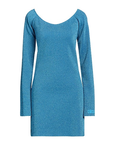 CIRCUS HOTEL Sheath dress Azure 64% Viscose, 36% Polyamide, Polyester