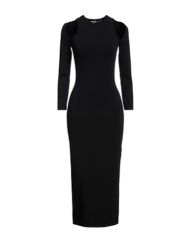 DSQUARED2 Midi dress Black 83% Viscose, 17% Polyester