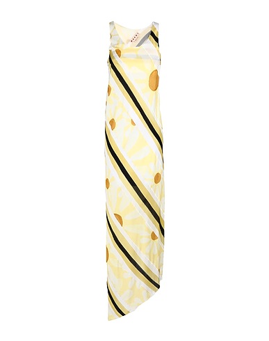 MARNI Long dress Yellow 100% Viscose