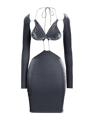 AMAZUÌN Sheath dress Grey 85% Polyamide, 15% Elastane