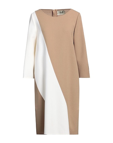 AVOLIO Milano Robe courte Beige 100% Laine