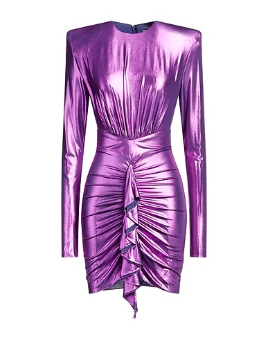 ALEXANDRE VAUTHIER Sheath dress Purple 93% Viscose, 7% Elastane