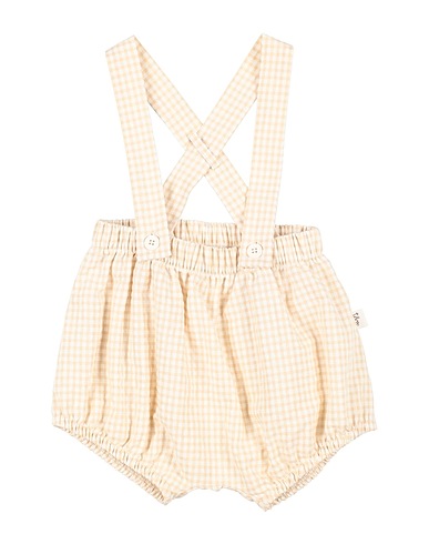 TEDDY & MINOU Baby jumpsuit  Beige 65% Cotton, 35% Polyester