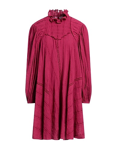 MARANT ÉTOILE Short dress Fuchsia 90% Cotton, 10% Viscose