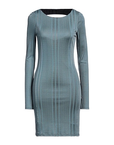 PATRIZIA PEPE Sheath dress Deep teal 84% Viscose, 12% Polyamide, 4% Elastane