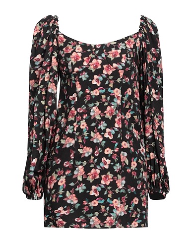 MAR DE MARGARITAS Sheath dress Black 100% Viscose