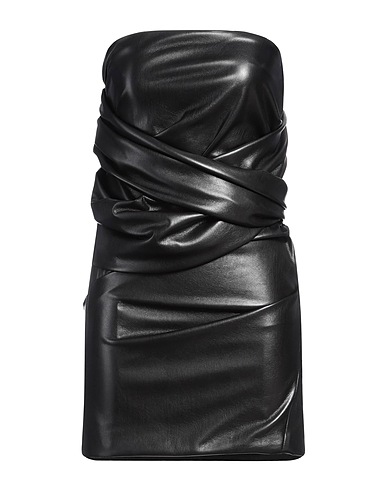 PHILOSOPHY di LORENZO SERAFINI Sheath dress Black 100% Polyester, Polyurethane resin