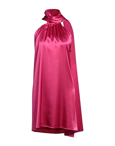 TWENTY FOUR HAITCH Sheath dress Magenta 100% Polyester, Elastane