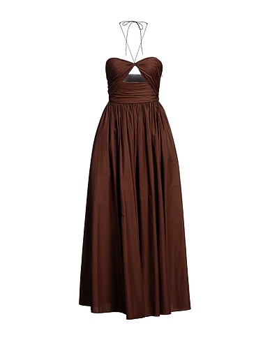 MATTEAU Midi dress Chocolate brown 100% Cotton