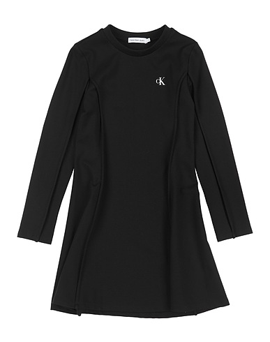 CALVIN KLEIN JEANS Dress Black 66% Viscose, 30% Polyamide, 4% Elastane