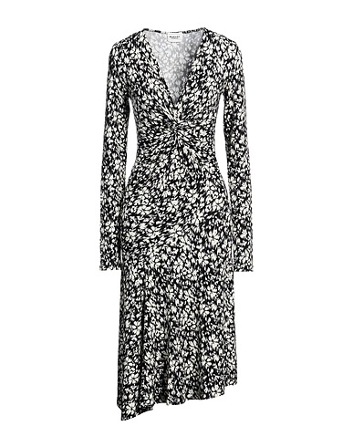 MARANT ÉTOILE Vestito midi Nero 95% Viscosa, 5% Elastan