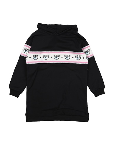 CHIARA FERRAGNI Dress Black 95% Cotton, 5% Elastane