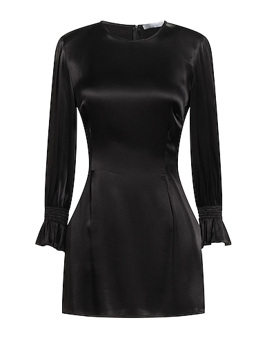 MAR DE MARGARITAS Short dress Black 100% Viscose