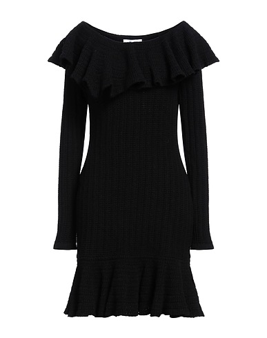 BLUMARINE Short dress Black 100% Wool