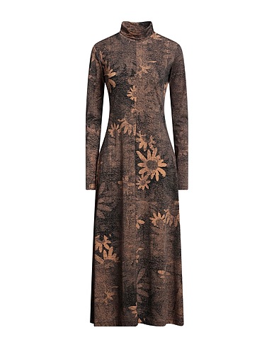 MM6 MAISON MARGIELA Long dress Camel 73% Polyamide, 27% Elastane