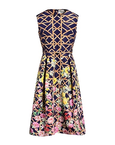 MARY KATRANTZOU ひざ丈ワンピース ダークパープル ポリエステル 100%