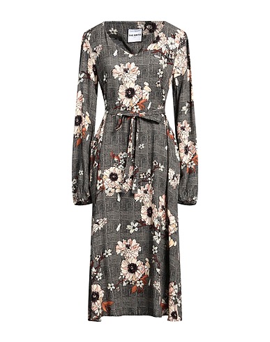 THE ABITO Milano Midi dress Black 100% Viscose