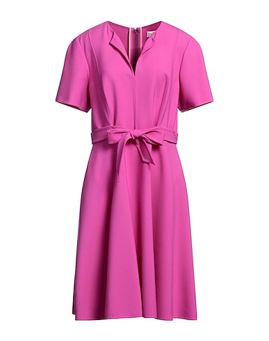 OSCAR DE LA RENTA Midi dress Mauve 94% Virgin Wool, 5% Elastane, 1% Polyamide