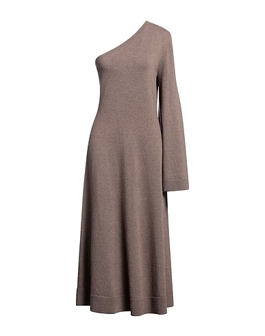 MICHAEL KORS COLLECTION Knit dress Khaki 87% Cashmere, 8% Nylon, 5% Elastane