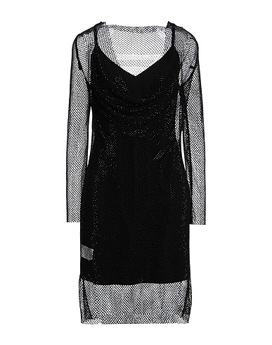 MAX MARA Vestito corto Nero 96% Poliestere, 4% Elastan