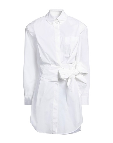 ALEXANDRE VAUTHIER Midi dress White 97% Cotton, 3% Elastane