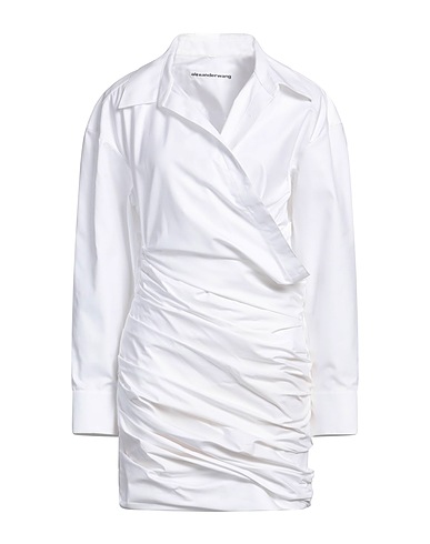 ALEXANDER WANG Vestito chemisier Bianco 100% Cotone