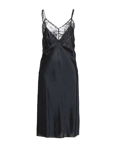 N°21 Midi dress Black 57% Viscose, 43% Polyester, Polyamide, Cotton, Elastane