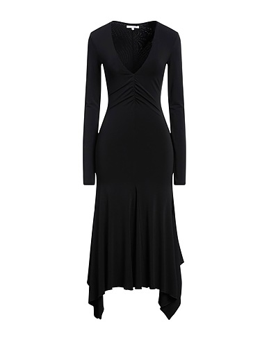PATRIZIA PEPE Midi dress Black 76% Acetate, 19% Polyamide, 5% Elastane