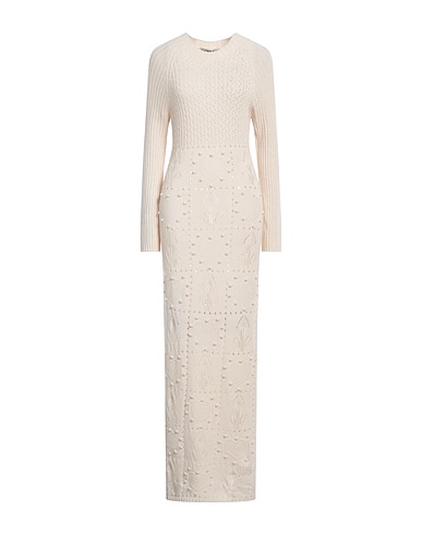 TWINSET Tubino Off white 35% Poliammide, 30% Viscosa, 30% Lana, 5% Cachemire, Poliestere