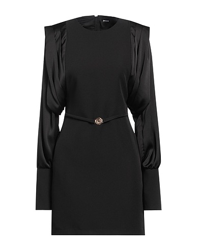 JUST CAVALLI Sheath dress Black 100% Polyester, Elastane