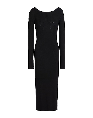 PATRIZIA PEPE Midi dress Black 80% Viscose, 20% Polyamide