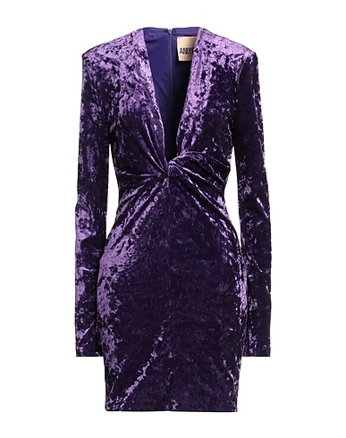 ANIYE BY Sheath dress Dark purple 94% Polyester, 6% Elastane
