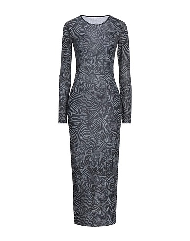 PATRIZIA PEPE Robe fourreau Noir 90% Polyester, 10% Élasthanne