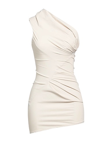 ENTIRE STUDIOS One-shoulder dress Beige 95% Nylon, 5% Elastane