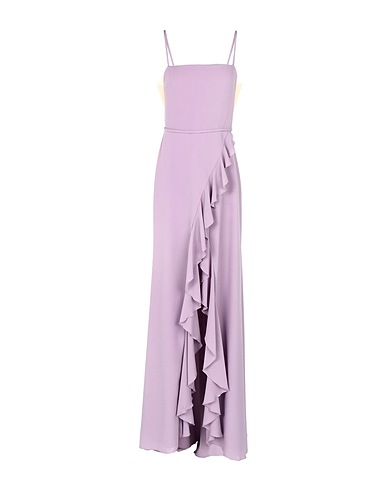 VERA WANG Vestito lungo Lilla 100% Poliestere