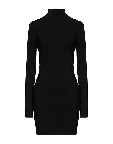 NANUSHKA Sheath dress Black 56% Viscose, 42% Polyamide, 2% Elastane