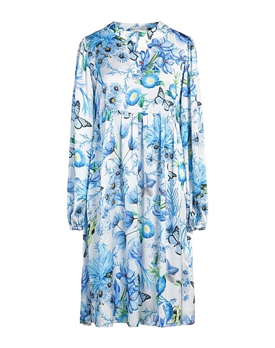 MARY KATRANTZOU Midi-Kleid Blau 100% Polyester