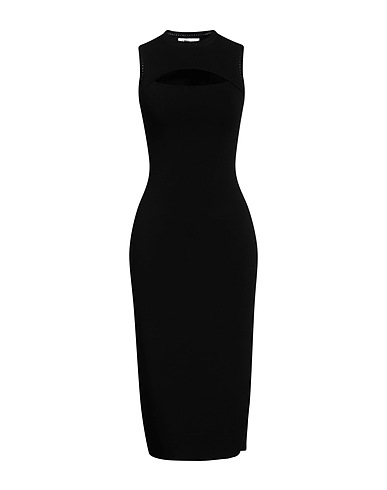 VB BODY VICTORIA BECKHAM Midi dress Black 65% Viscose, 33% Polyamide, 2% Elastane