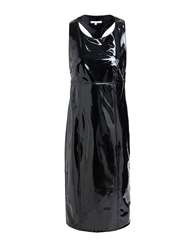 PATRIZIA PEPE Midi dress Black 100% Polyurethane, Polyester, Elastane