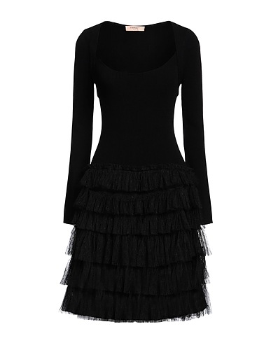 TWINSET Short dress 60% Viscose, 23% Polyester, 15% Polyamide, 2% Elastane