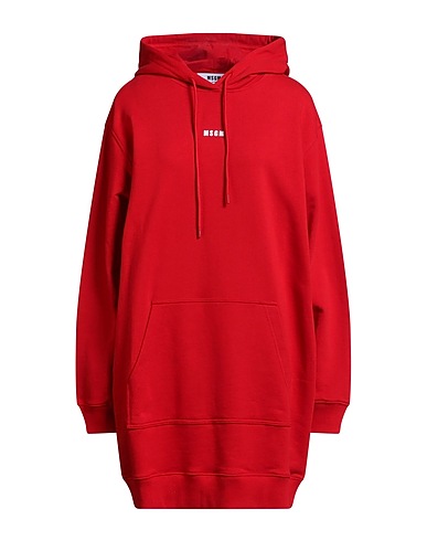 MSGM Vestito corto Rosso 100% Cotone